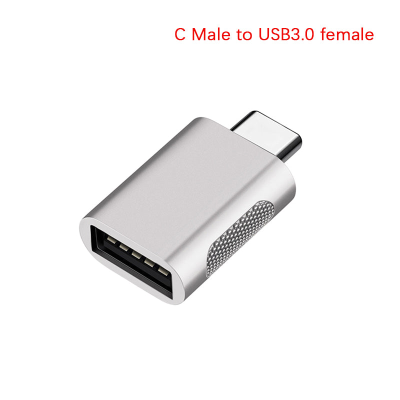 Premium USB-C zu USB 3.0 Adapter, USB Typ-C Buchse USB Stecker für Macbook Air/Pro/M3/M2/M1: 16,14,13-inch | 2024/2023/2022/2020 Series Laptop, iPad Pro, iPhone und Typ-C Geräte – Datenübertragung