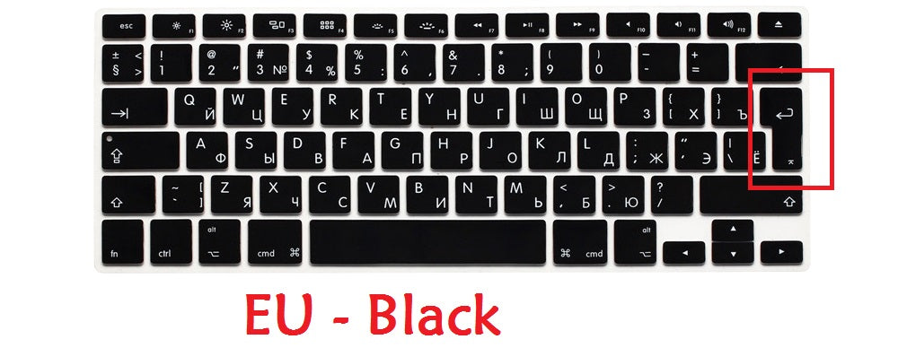 Premium Tastaturschutz-Skin für Macbook Air/Pro/M3/M2/M1: 16,14,13-inch | 2024/2023/2022/2020 Series Hochwertige Tastatur-Abdeckung