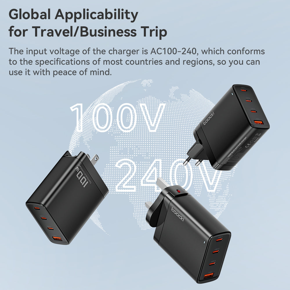 Hochwertiges 67W GAN USB C Ladegerät Schnellladegerät 65W QC 4.0 PD 3.0 45W USB C Typ C Schnellladegerät für Smartphones, Apple iPhone, Samsung, iOS & Android MacBook