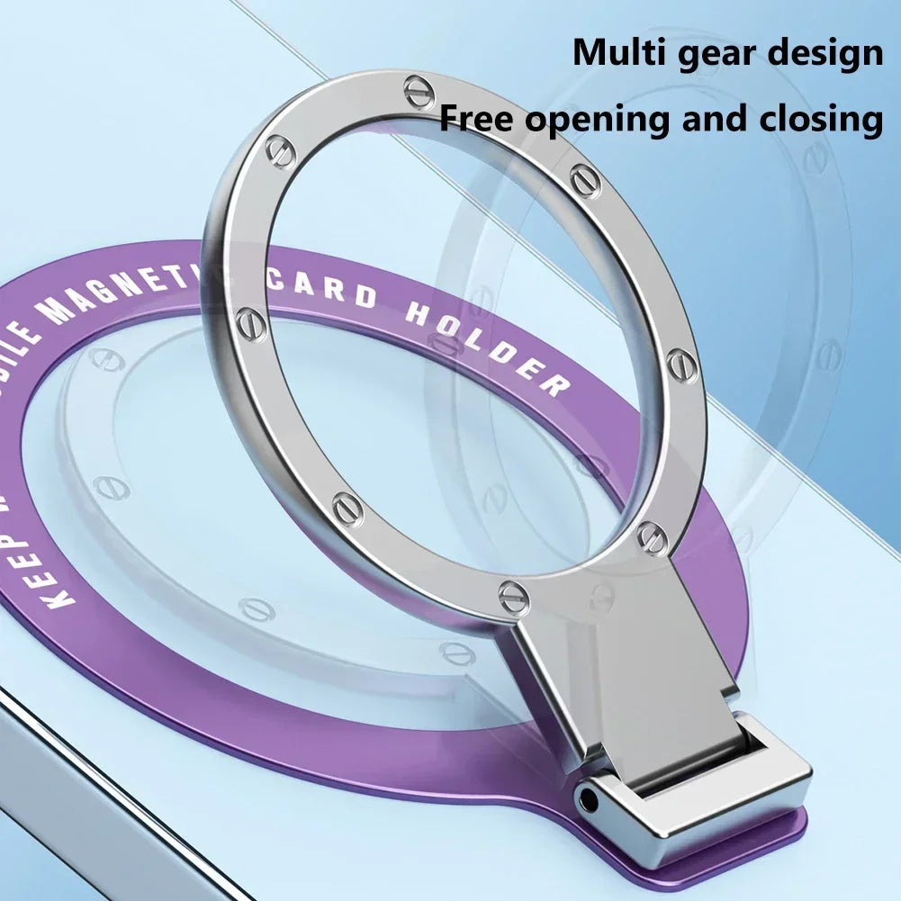 Hochwertiger Magnetischer Handy-Ringhalter für Apple iPhone 15/14/13/12 Pro Max/Plus/Mini: MagSafe-kompatibel, Abnehmbarer