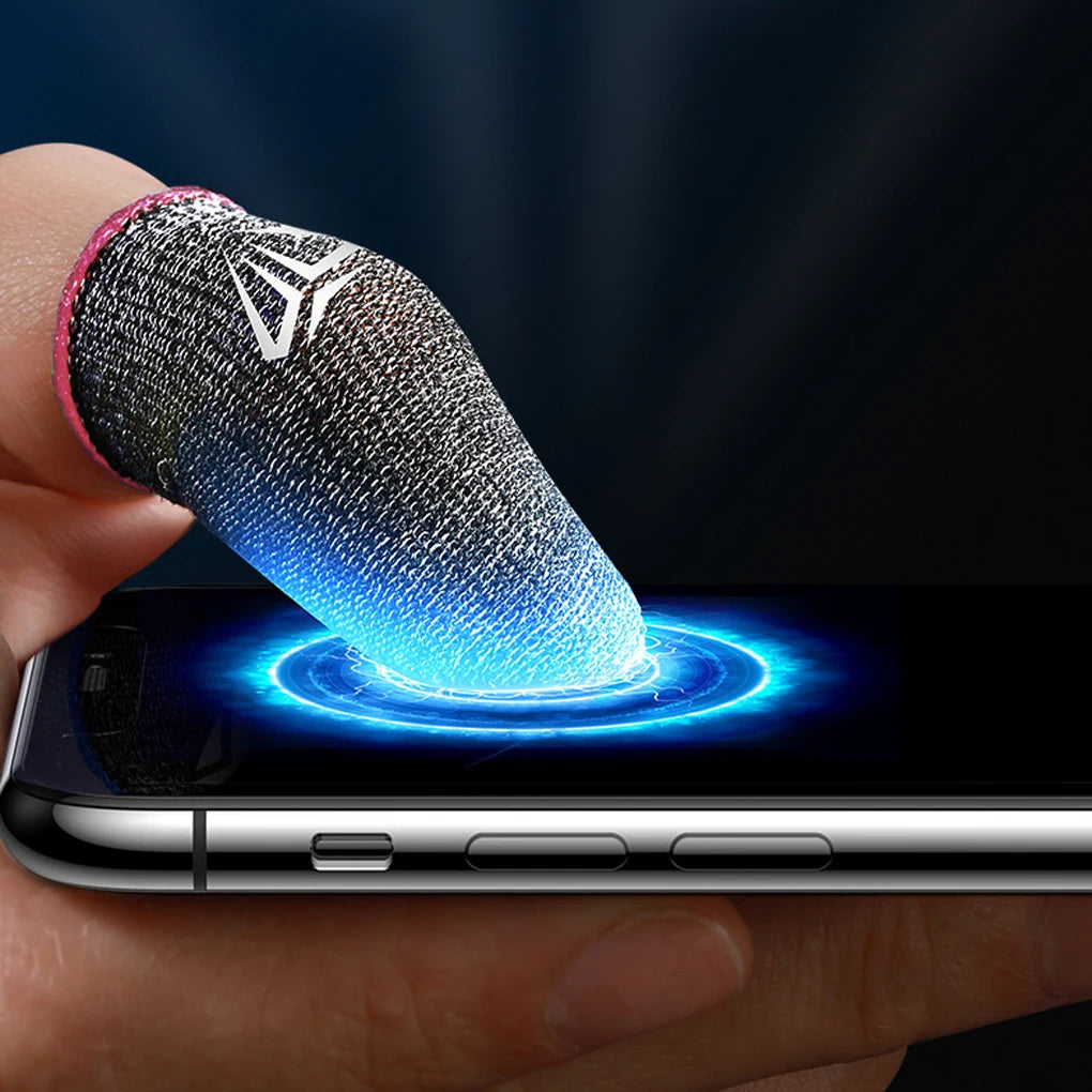 Premium 10 Stück Handy-Spiel Fingertip-Handschuhe für PUBG Gamer - Schweißfest, Rutschfest, Touchscreen Fingerhülsen