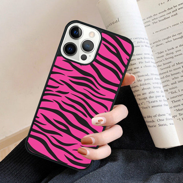 Premium Zebra-Muster Glitzer iPhone-Hülle | MagSafe-Case mit Rundumschutz & Kameralinsenschutz für Apple iPhone 17/17 Air, 16/16e, 15, 14, 13 Pro Max Plus Cover | Panzertasche & Stoßstangenabdeckung Handyhülle | Hochwertige Schutzhülle