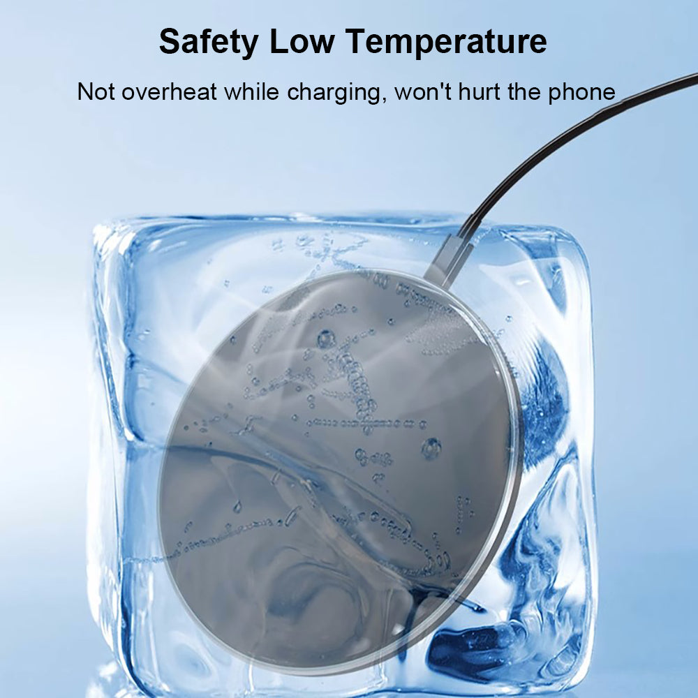 Kabelloses Ladegerät Pad 30 W Schnellladung für Smartphones, Apple iPhone, Samsung, iOS & Android AirPods Pro | Premium-Ladegerät für Smartphone