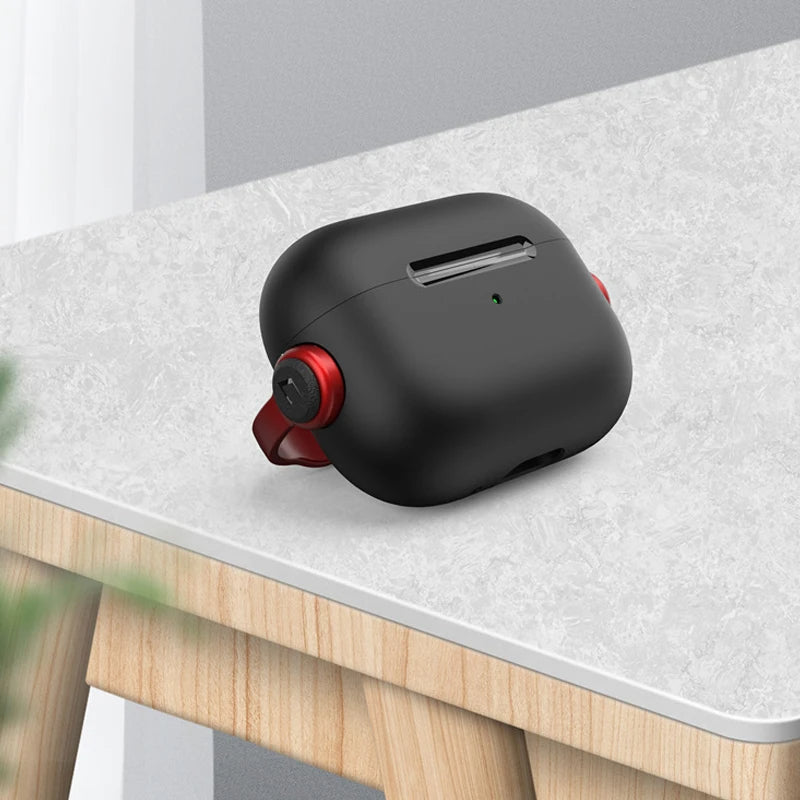 Premium Cover für AirPods Pro 2. Generation mit Lanyard-Verschluss - Kreative Kopfhörerhalterung & Abdeckung für