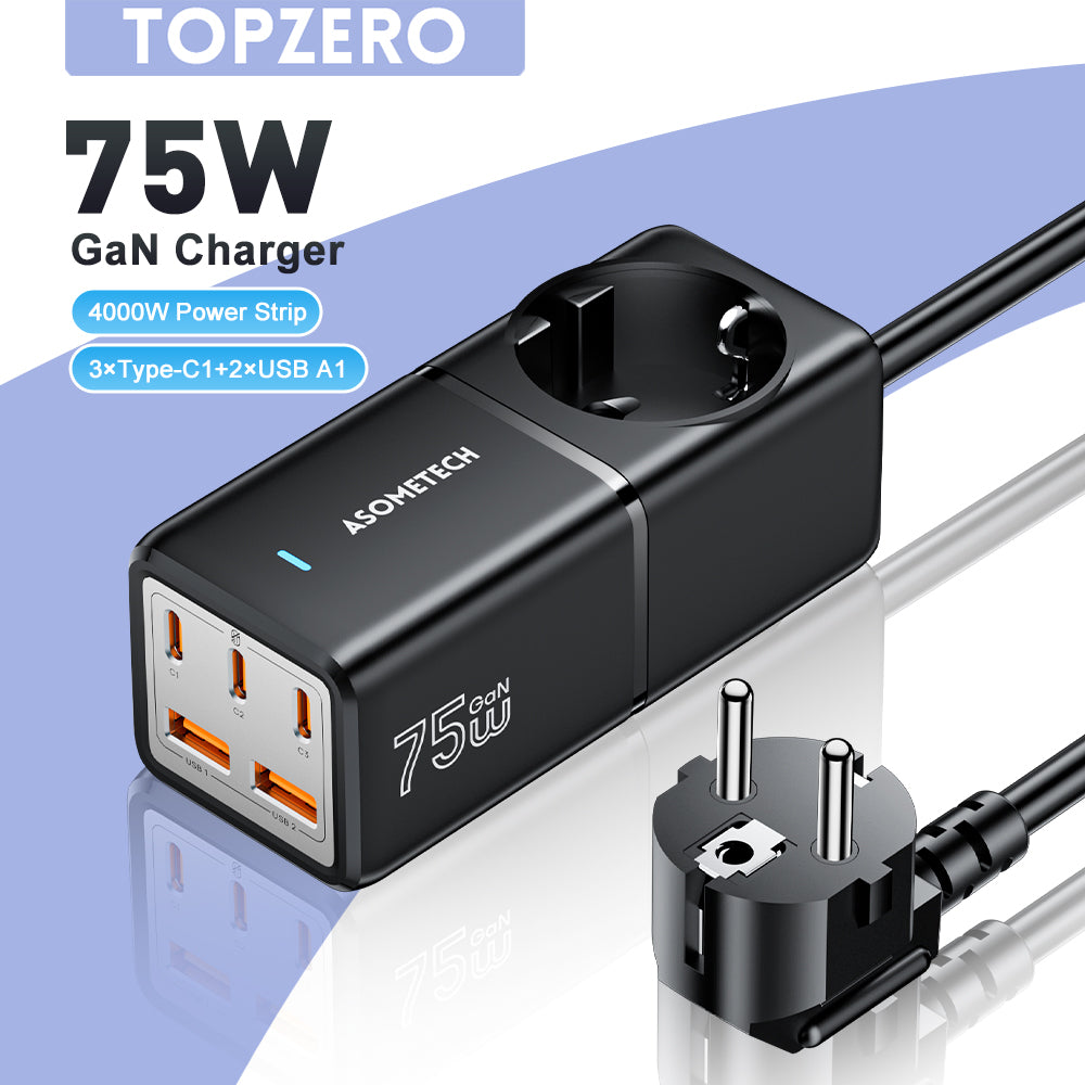 Premium 100W GaN3 Pro USB Ladegerät Desktop Ladestation - Typ C PD QC Quick Charge 4.0 3.0 Schnellladung - Phone Heaven Zone