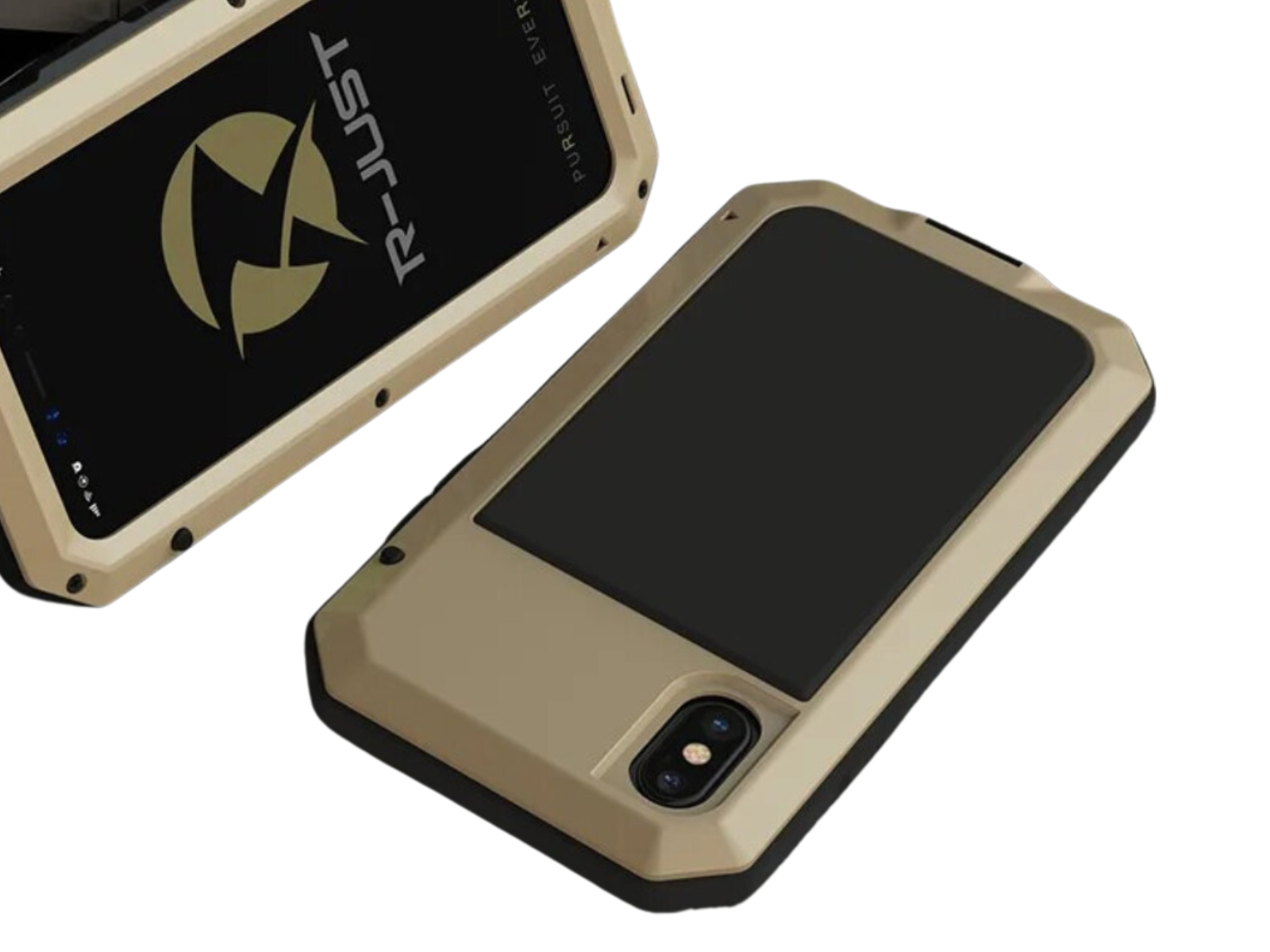 Panzer iPhone Hülle für Apple iPhone 17/17 Air, 16/16e, 15, 14, 13 Pro Max Plus: MagSafe Case | Schutzhülle Metallgehäuse Stoßfest MagSafe Aluminium Handyhülle | Bildschirm, Kameralinsenschutz, Wasserdicht & Gehärtetes Glas