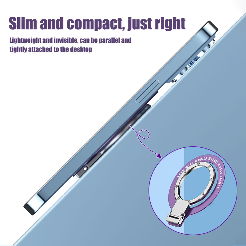 Hochwertiger Magnetischer Handy-Ringhalter für Apple iPhone 15/14/13/12 Pro Max/Plus/Mini: MagSafe-kompatibel, Abnehmbarer