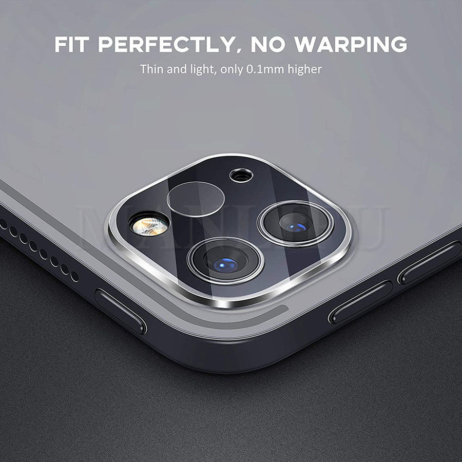 Kristallklarer Kameraobjektiv-Schutz aus gehärtetem Glas für das iPhone | Premium-Schutz gegen Kratzer und Staub