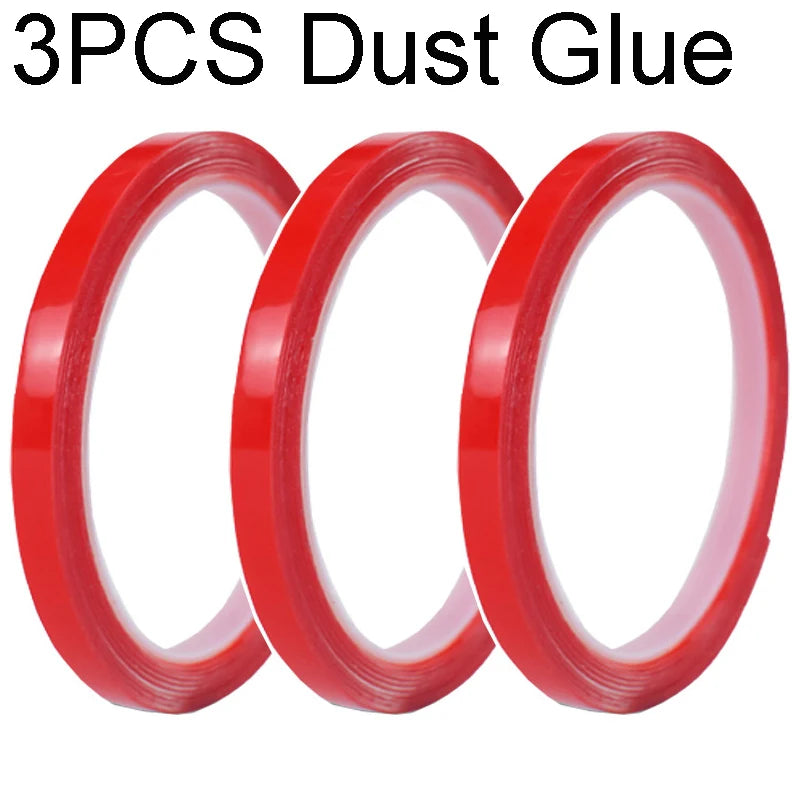 Premium Universal Telefonlautsprecher Staubentfernungskleber für iPhone 15 14 Xiaomi | Reinigungsset für Staubnetzaufkleber