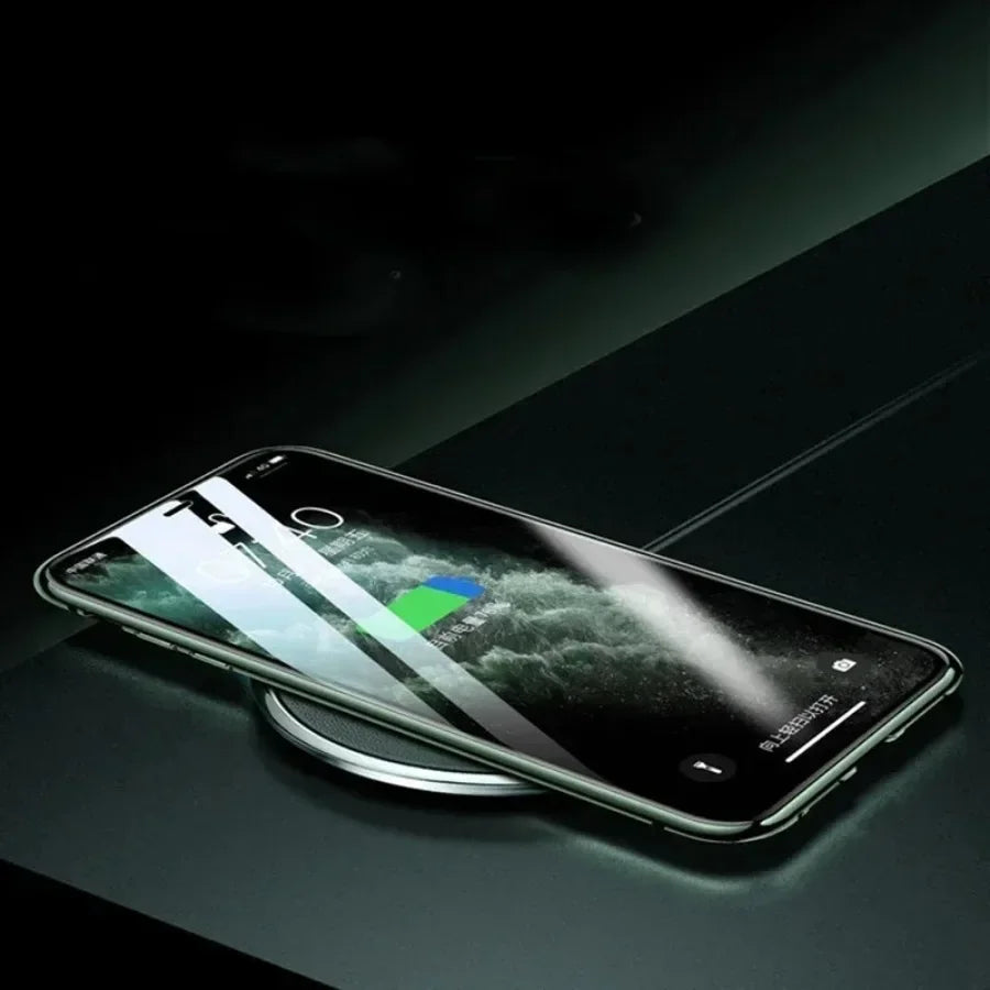 Hochwertige iPhone Hülle: Metallrahmen und doppelseitigem Glas | MagSafe-kompatible, Magnetische Adsorption, 360° Vollschutz Case | Stoßfest Glasobjektiv-Kameraschutz Panzer-Schutzhülle | Apple iPhone 17/17 Air, 16/16e, 15, 14, 13 Pro Max Plus Cover