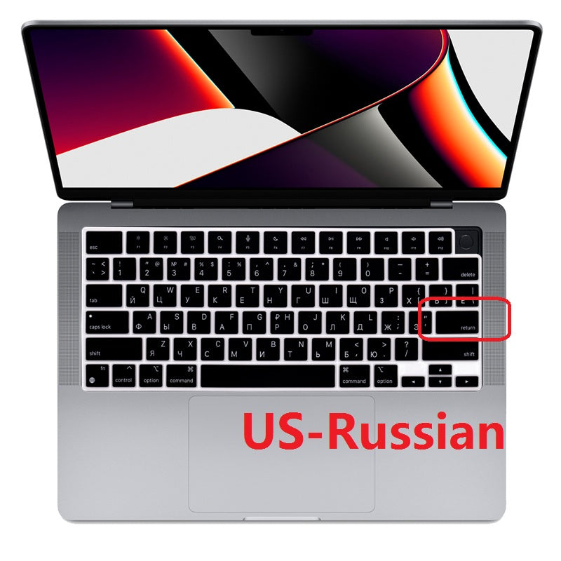 Premium Tastaturschutz-Skin für Macbook Air/Pro/M3/M2/M1: 16,14,13-inch | 2024/2023/2022/2020 Series Hochwertige Tastatur-Abdeckung
