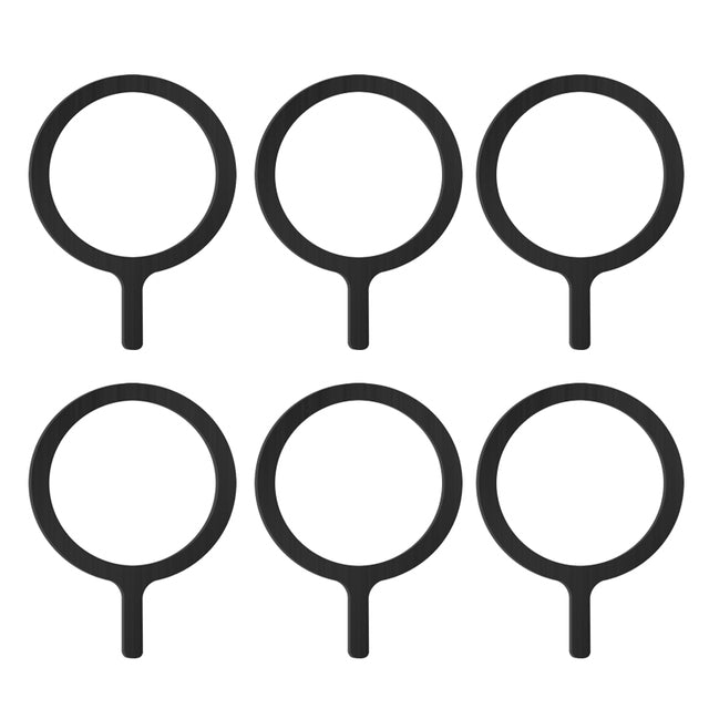 Premium MagSafe-kompatibles Metallplatten-Kabelloses Ladegerät | Smartphones, Apple iPhone, Samsung, iOS & Android Magnetisches Schnellladegerät Zubehör-4er-Set