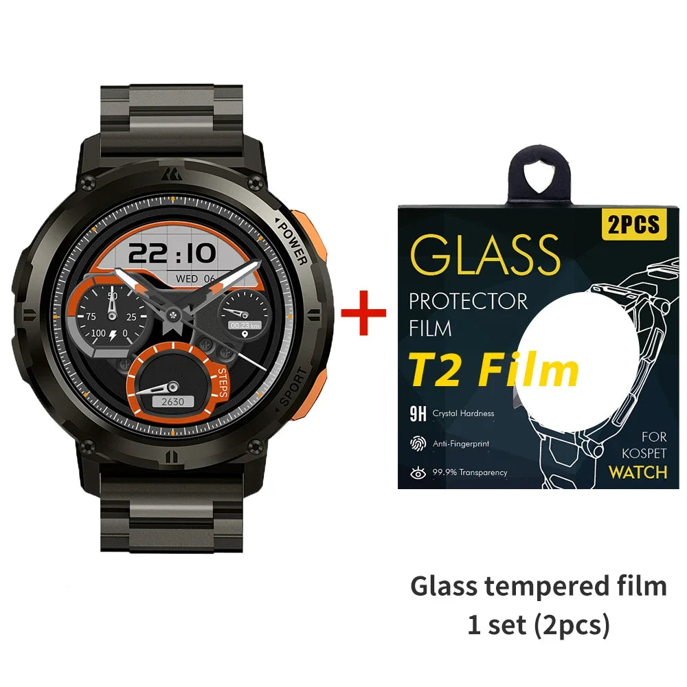 Luxus 1.39" Bluetooth Anruf Smartwatch Männer Sport Fitness Uhren | IP68 Wasserdichte Smartwatch für Xiaomi Android iOS K52