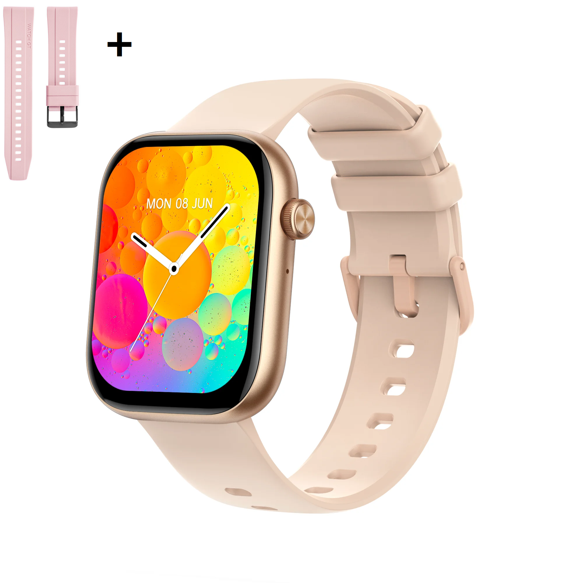 Premium Smartwatch Unisex – Fitnessuhr mit KI, Sprachanrufen, EKG, Blutzuckermessung, Gesundheitsüberwachung, IP68 wasserdicht, Schrittzähler, Puls- & Schlafmonitor, Benachrichtigungen & Sprachassistent – Für Damen & Herren