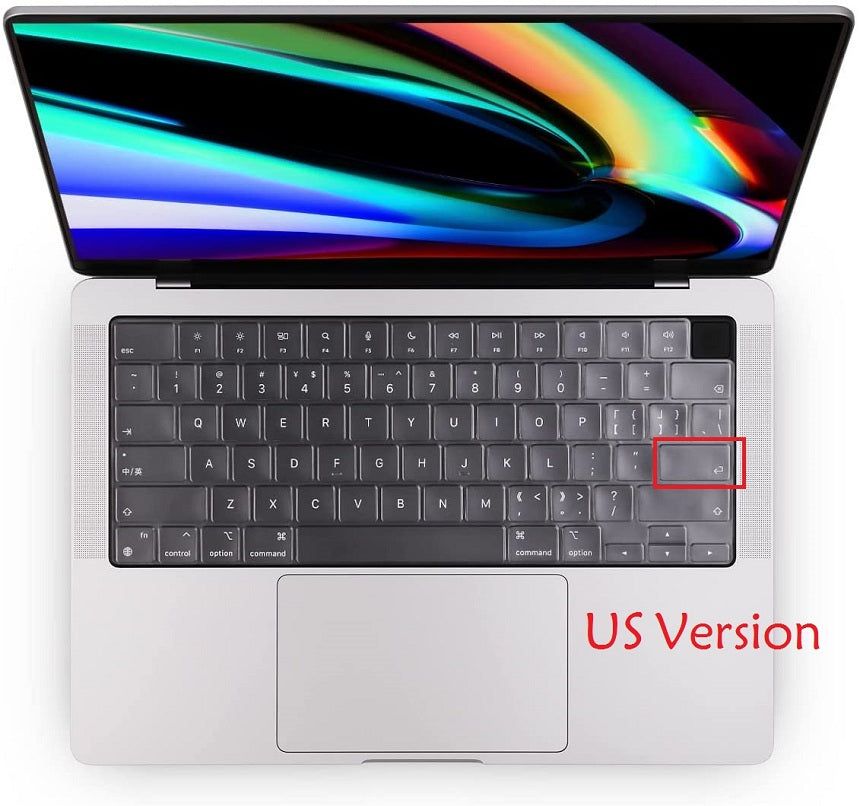 Premium Tastaturschutz-Skin für Macbook Air/Pro/M3/M2/M1: 16,14,13-inch | 2024/2023/2022/2020 Series Hochwertige Tastatur-Abdeckung