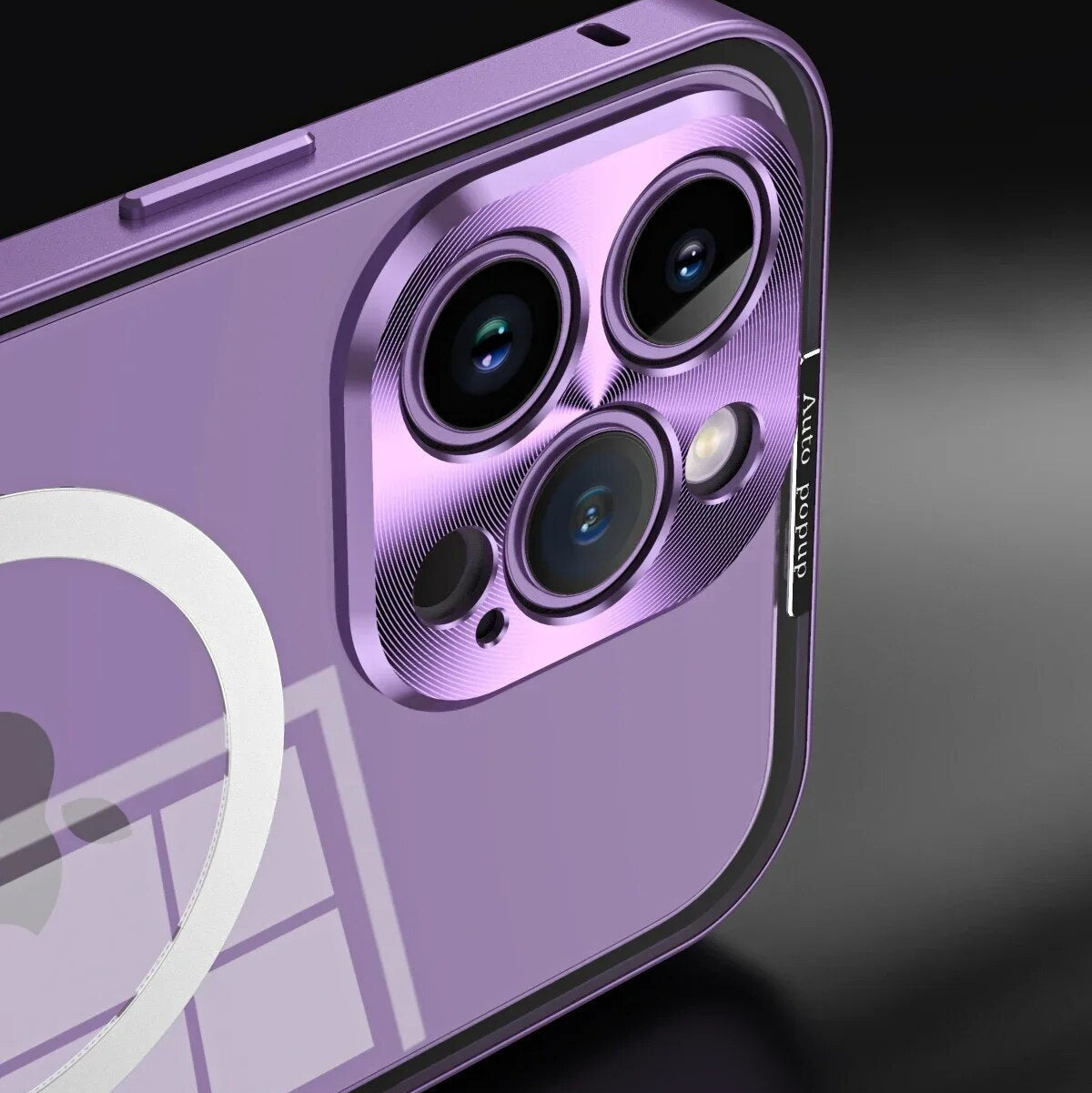 Luxus Ultra-Dünne iPhone Hülle mit MagSafe, 360° Vollschutz-Abdeckung, gehärtete magnetische Adsorption Case | Glasobjektiv-Kameraschutzabdeckung, Panzer-Schutzhülle, Stoßfest und Stilvolle Handyhülle für Apple iPhone 15/14/13/12 Pro Max Plus Mini - Phone Heaven Zone