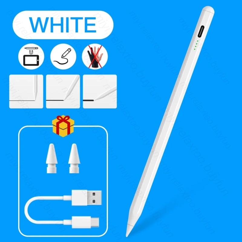Premium AIeach A33 Stylus Touchscreens, Apple iPad Stift, Apfelstift, Android & iOS Tablet-Stift Power-Display\