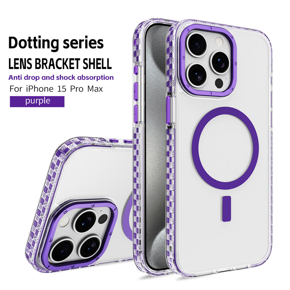 Premium MagSafe-kompatibles Metallplatten-Kabelloses Ladegerät | Smartphones, Apple iPhone, Samsung, iOS & Android Magnetisches Schnellladegerät Zubehör-4er-Set