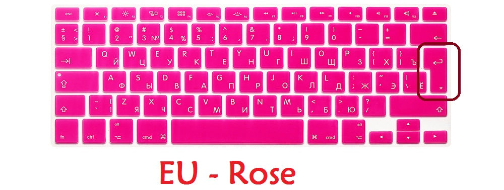 Premium Tastaturschutz-Skin für Macbook Air/Pro/M3/M2/M1: 16,14,13-inch | 2024/2023/2022/2020 Series Hochwertige Tastatur-Abdeckung