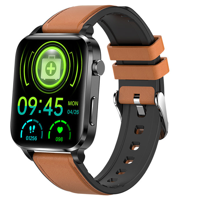 Premium Blutzucker-Smartwatch für Männer und Frauen: KI-Sprachassistent, Bluetooth-Anruf, Infrarot-SpO2-Sensor, Gesundheitsüberwachung, EKG, PPG, Schlaf-& Herzfrequenzmesser, Wasserdichter Fitness-Tracker, Full-Touch, Lange Akkulaufzeit: iOS & Android