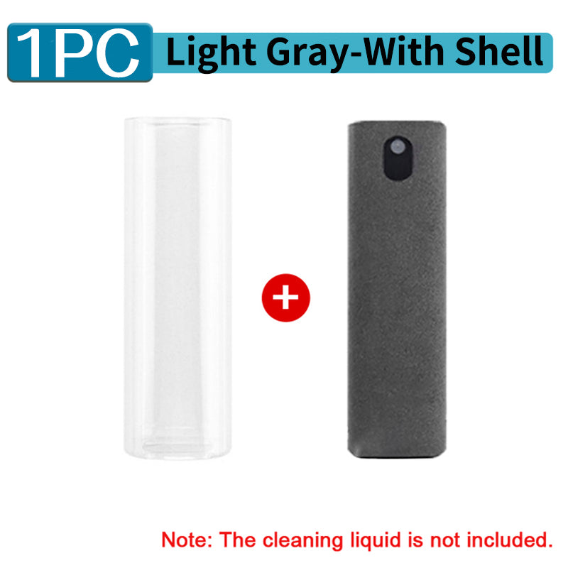 2-in-1 Premium Mikrofaser Bildschirmreiniger Sprayflasche & Mikrofasertuch für Handy, iPhone, iPad, MacBook, Laptop, Computer