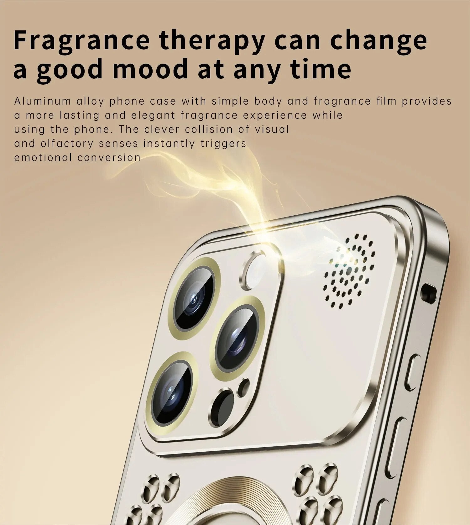 Hochwertige magnetische Wärmeableitungshülle, MagSafe, Abdeckung, aus Metall | Apple iPhone 12/13/14/15 Pro Max Plus – Aluminiumabdeckung