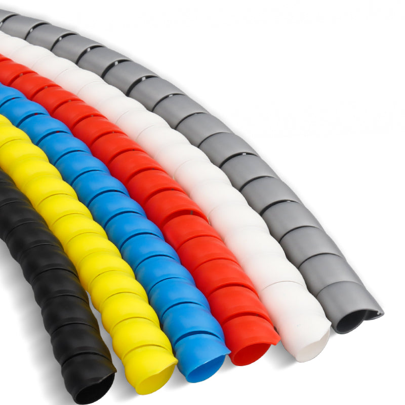 Premium 1/12 Stück Kabelschutz: Universaler Silikon Datenkabel Spiralwickler für Apple iPhone, USB Ladegerät – Drahtkabel