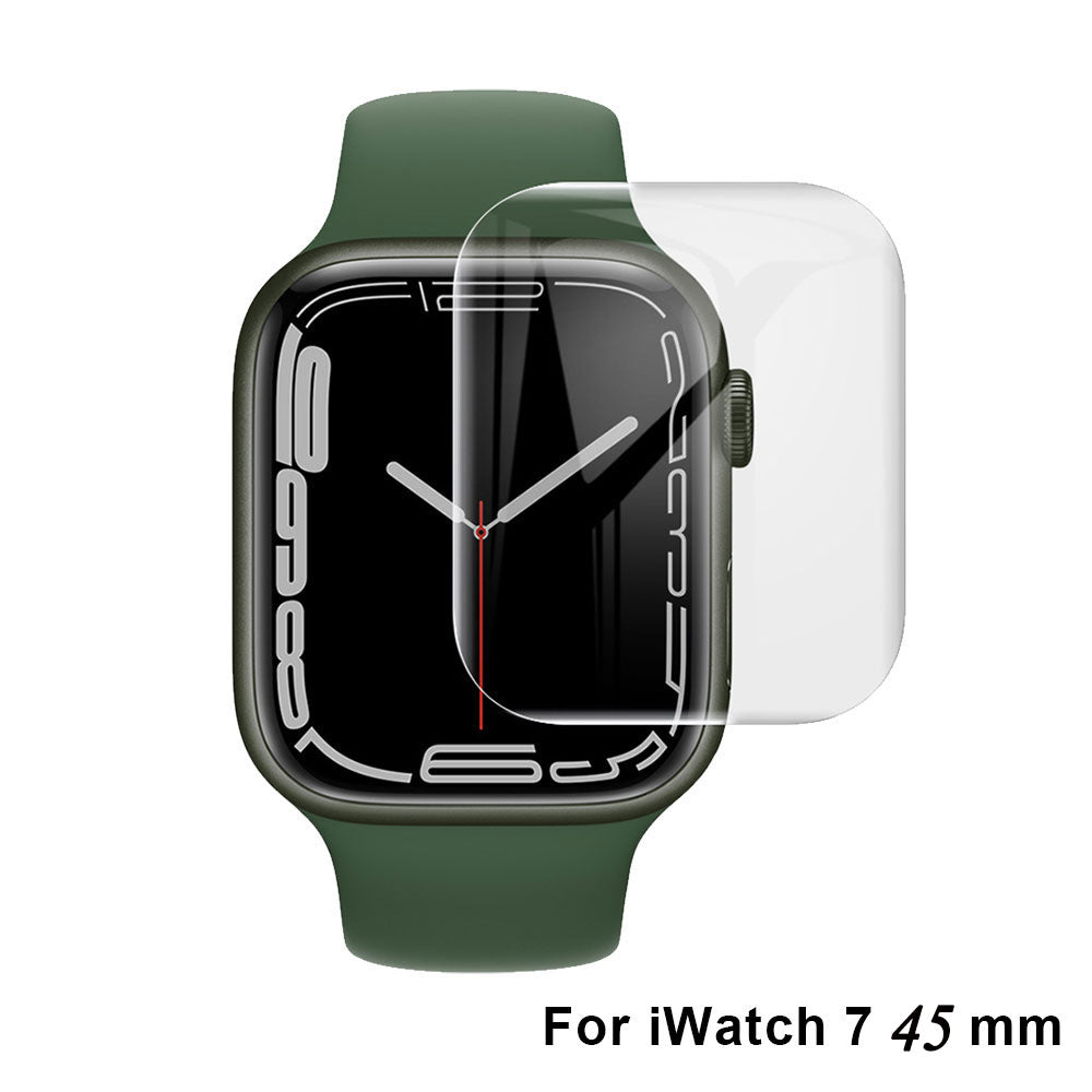 Premium Soft Hydrogel Displayschutzfolie für Apple Watch 10/9/8/7/6/5/4/3/2/1 & Ultra 2/1, SE: 2024, 2023, 2022, 2021, 2020,