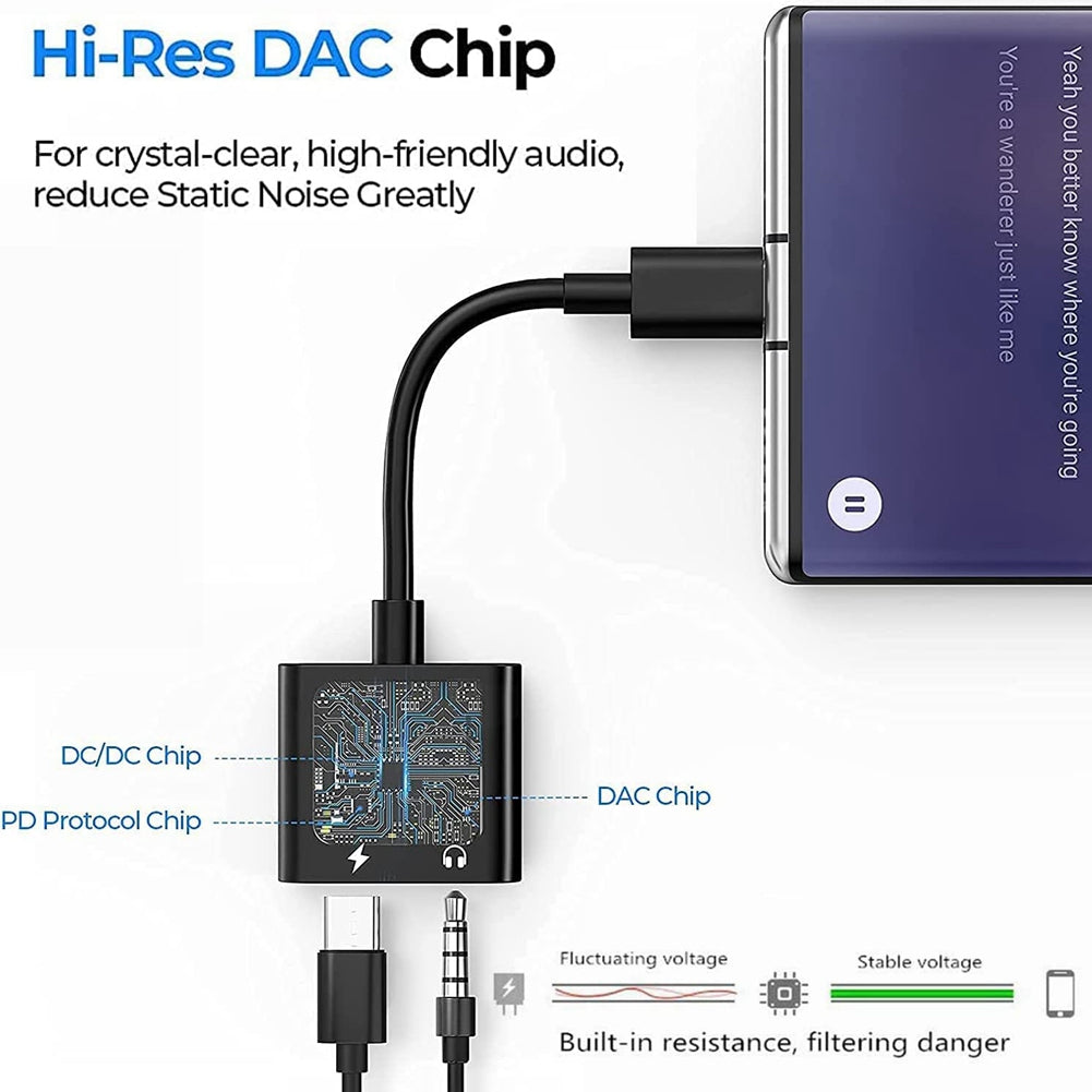 Premium 3-in-1 8-Pin zu 3,5mm Jack AUX Kabel mit Beleuchtung - Ladeadapter, Kopfhörersplitter, Konverter für Apple iPhone 15/14/13/12