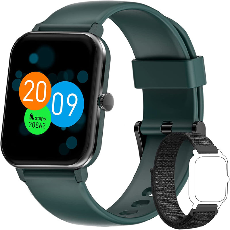 Premium Bluetooth Smartwatch 2023 für Männer 1.69" Voll Touch Display Anruf Fitness Tracker IP67 Wasserdicht Uhr für Männer