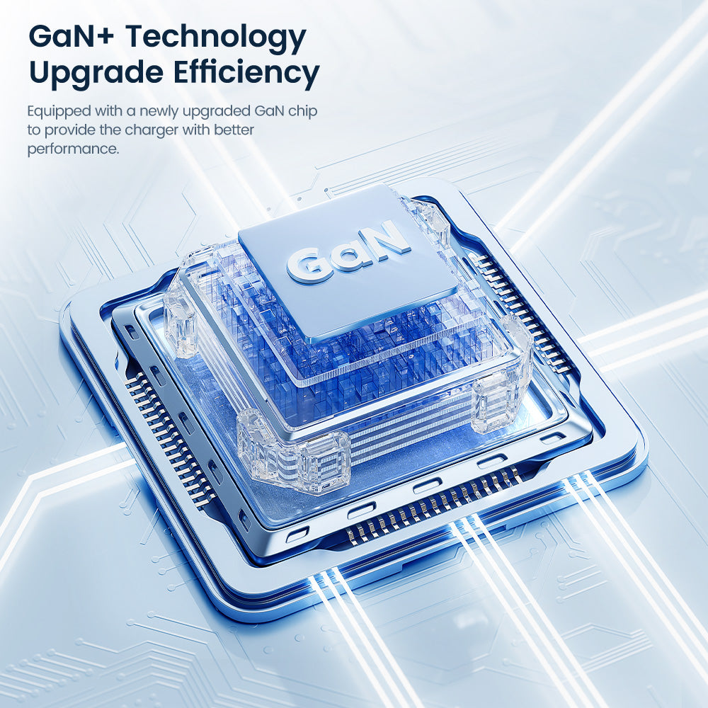 Premium Tech GAN USB Typ C Ladegerät 65W 45W PPS PD QC 4.0 | Schnellladegerät für Smartphones, Apple iPhone, Samsung, iOS & Android, MacBook, Laptop, iPad, AirPods, Tablet