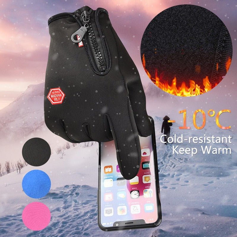 Premium Touchscreen-Warme Handschuhe: Outdoor, Radfahren, Motorrad, Sport, Fitness - Wasserdicht, Winddicht, Rutschfest - Winter