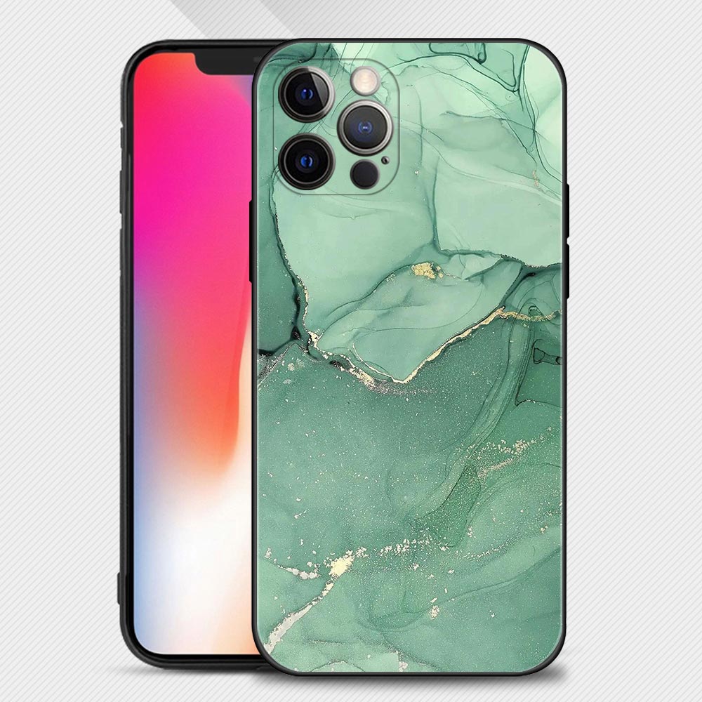 Premium Marmor Kunst Mode Muster Handyhülle | MagSafe, Abdeckung, Apple iPhone 15/14/13/12/11 Pro Max Mini X/XR/XS Plus