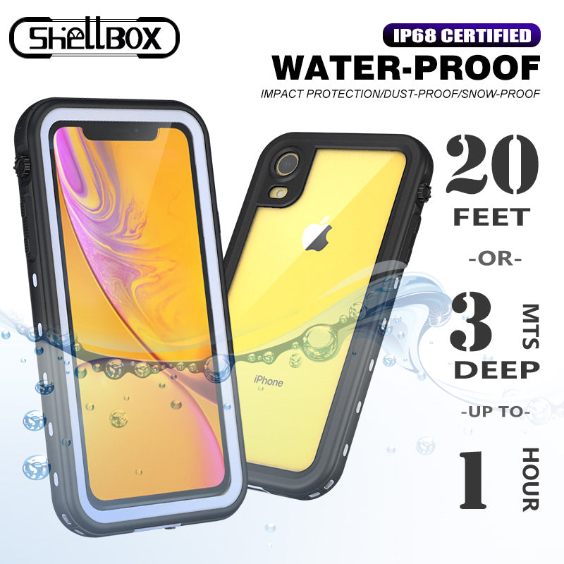 Premium IP68 Militärpanzer Unterwasserhülle MagSafe Apple iPhone 17/17 Air, 16/16e, 15, 14, 13 Pro Max Plus Mini Case- Wasserdicht für Tauchen und Schwimmen | 360° Vollschutz Cover, Magnetische Adsorption, Stoßfest, Kameraschutz, Stilvolle Schutzhülle
