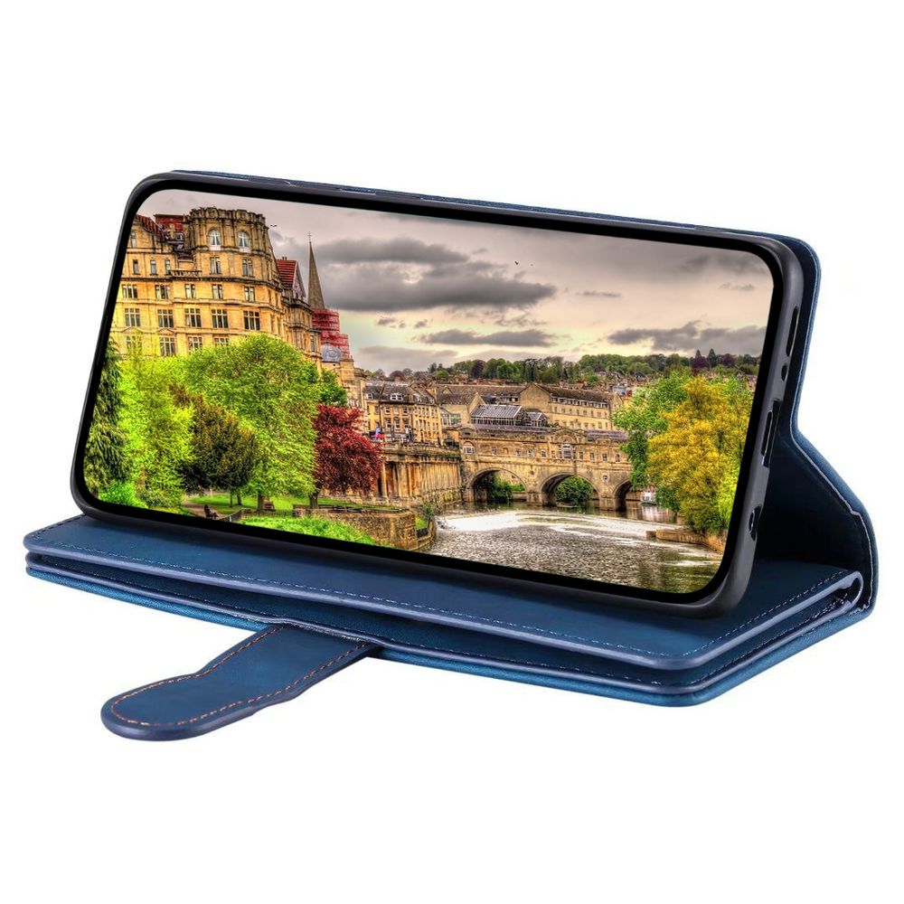 Hochwertige Leder-Handyhülle mit Reißverschluss, Kartenhalter, Stand und Riemen iPhone Hülle | Flip-Cover Case für Apple iPhone 17/17 Air, 16/16e, 15, 14, 13, 12 Pro Max, Pro, Plus & Mini - Vielseitige Schutzhülle