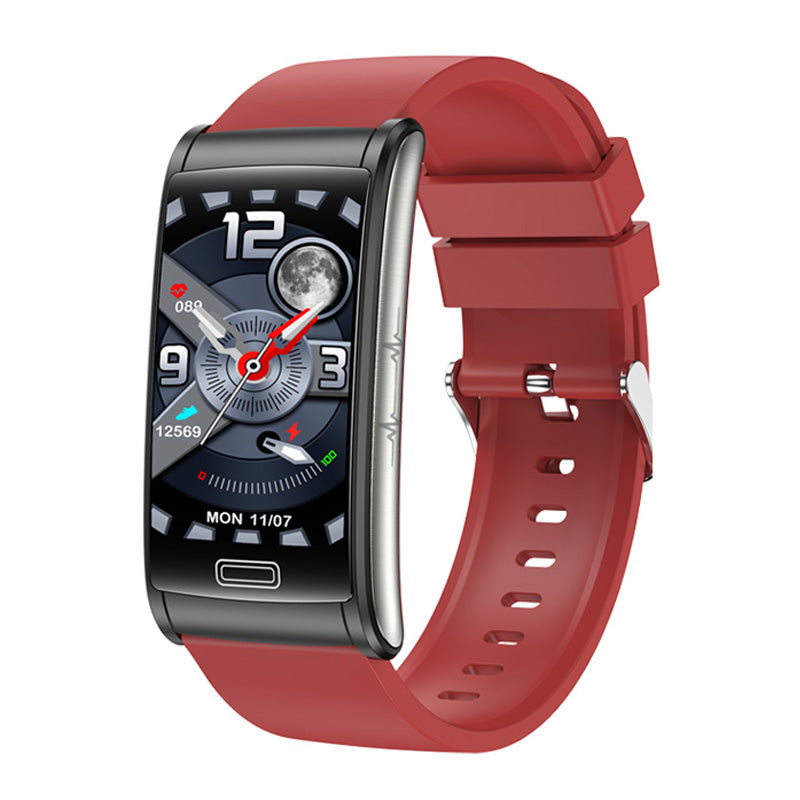 Hochwertiges, nicht-invasives Blutzucker-EKG + PPG Gesundheits-Smart-Armband | IP68 Wasserdichte Sport-Smartwatch für Männer