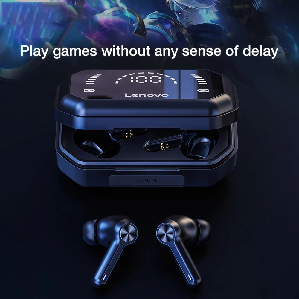 Hochwertiges Lenovo LP3 Pro Kopfhörer TWS Bluetooth 5.0 Drahtlose HiFi-Musik-Headset mit Display & 1200mAh Akku für Gaming