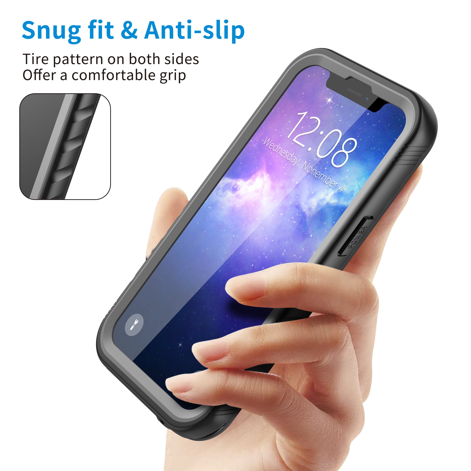 Premium Wasserdichte iPhone Hülle mit 360 Grad Komplettschutz: Bildschirmschutz, Stoßfest, Wasserfest, Kratzfest | MagSafe Case, Rundumschutz, Kameralinsenschutz für Apple iPhone 17/17 Air, 16/16e, 15, 14, 13 Pro Max Plus Cover | Panzertasche Handyhülle