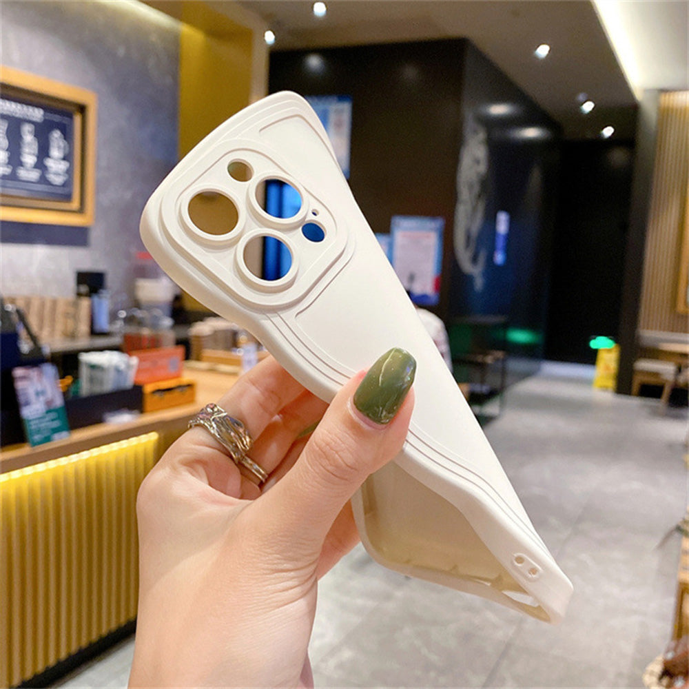 Hochwertige stilvolle einfarbige iPhone-Hülle | MagSafe Case mit Kameralinsenschutzabdeckung für Apple iPhone 17/17 Air, 16/16e, 15, 14, 13, 12 Pro Max Plus Mini Cover | Panzertasche, Stoßstangenabdeckung Handyhülle | Premium-Silikon-Schutzhülle