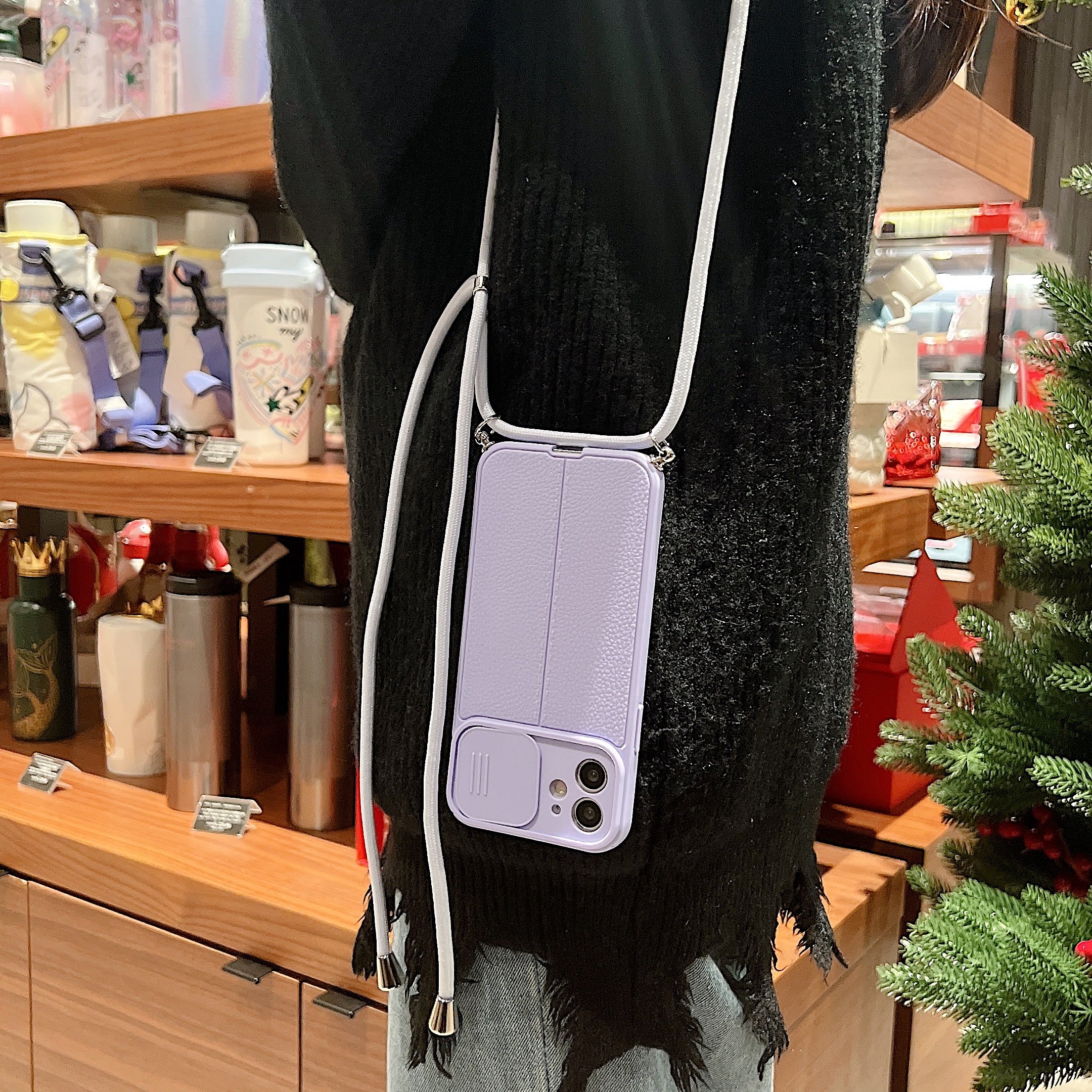 Hochwertiges Kamera Slider Objektiv mit luxuriöser Leder Textur iPhone Hülle | MagSafe Case mit Rundumschutz und Kameralinsenschutzabdeckung für Apple iPhone 17/17 Air, 16/16e, 15, 14, 13 Pro Max Plus Cover | Panzertasche Handyhülle | Premium Schutzhülle