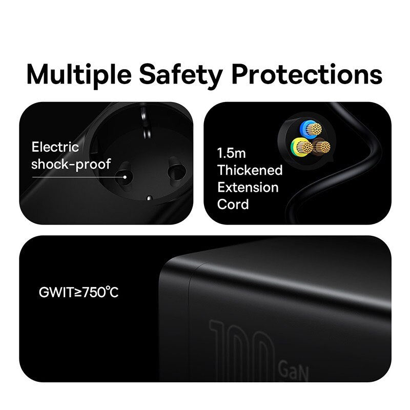 Premium 100W GaN3 Pro USB Ladegerät Desktop Ladestation - Typ C PD QC Quick Charge 4.0 3.0 Schnellladung make some google keywords