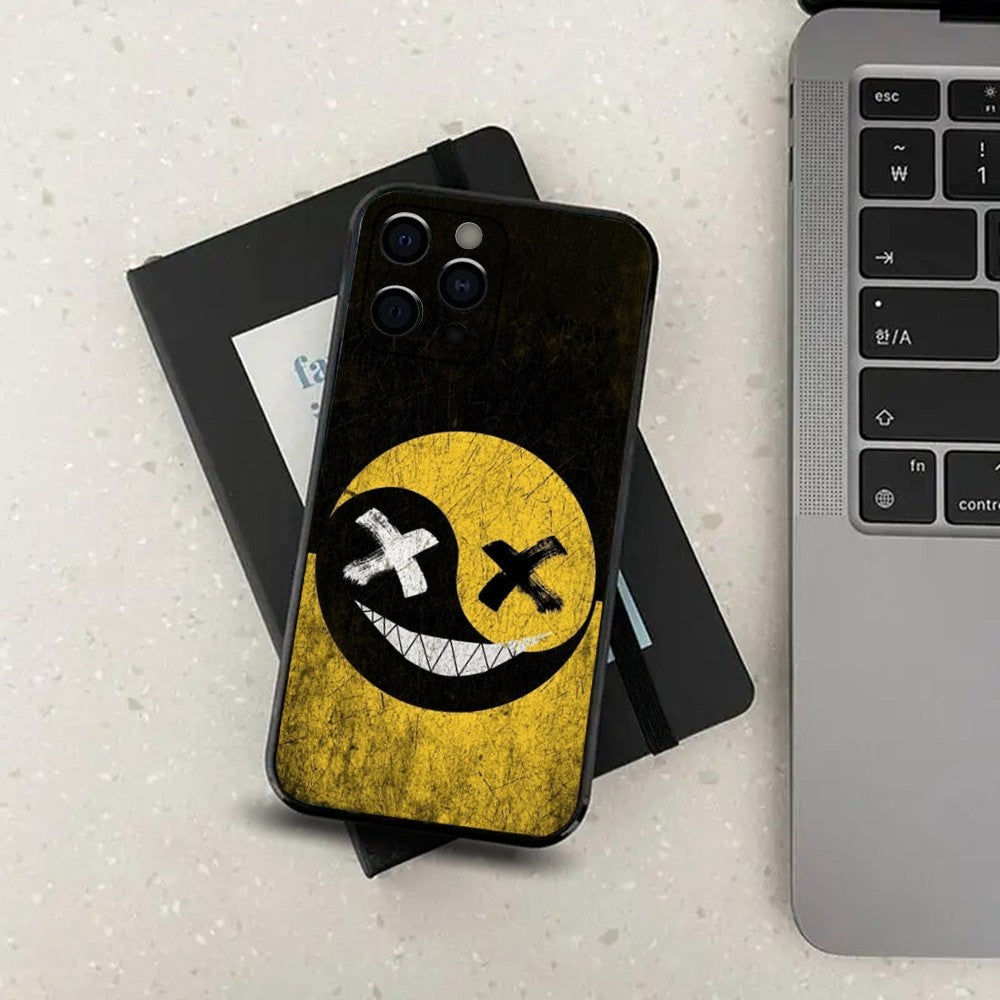 Premium Robuste Teufel Bad Boy Design iPhone Hülle | MagSafe-Case mit Rundumschutz & Kameralinsenschutz für Apple iPhone 17/17 Air, 16/16e, 15, 14, 13 Pro Max Plus Cover | Stoßfeste Handyhülle mit Panzertasche & Stoßstangenabdeckung