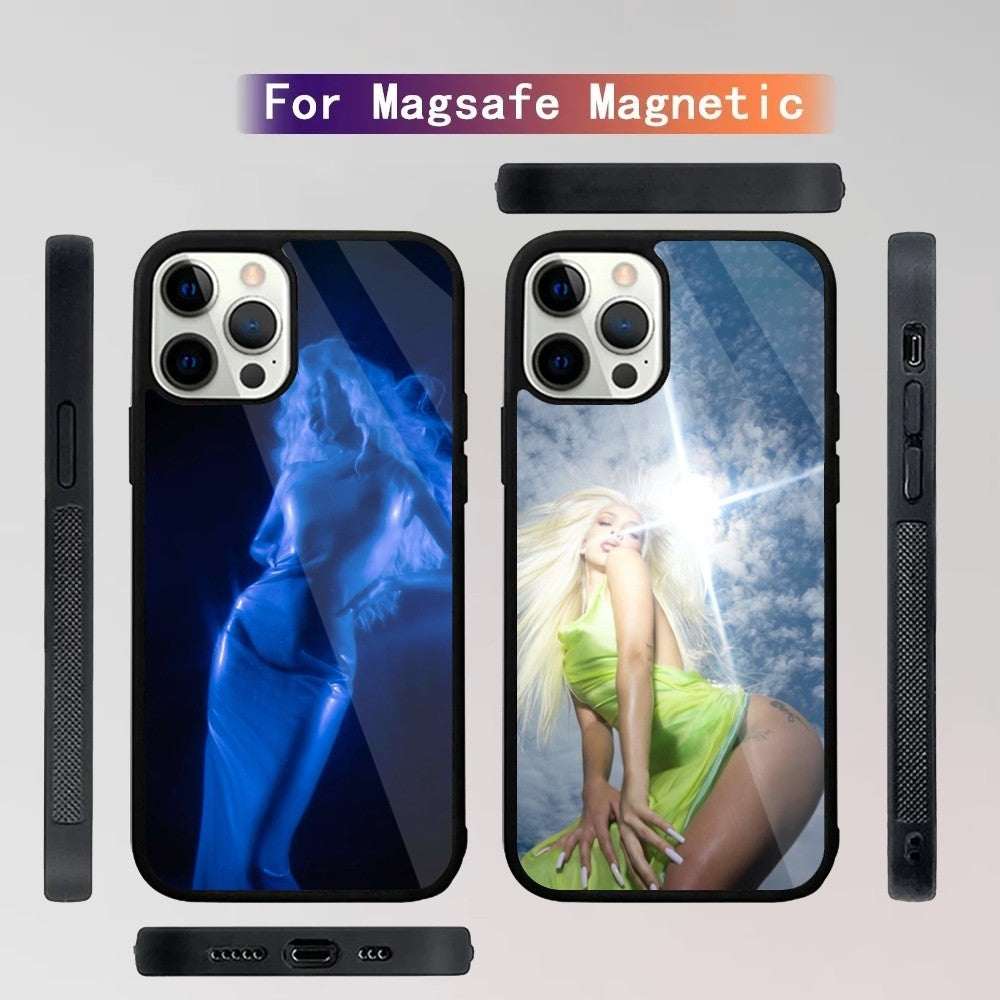 Personalisierte Luxus iPhone Hülle für Apple iPhone 17/17 Air, 16/16e, 15, 14, 13 Pro Max Plus | Individuelles Foto-Design | MagSafe kompatibel Case | Kameraschutz | Gehärtetes Glas | Premium Schutzhülle