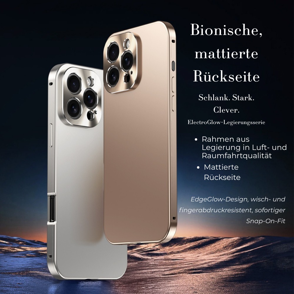 Luxury Shockproof Magnetic Phone Case - Slim Aluminum Frame with Full Lens Protection, Wireless Charging Compatible