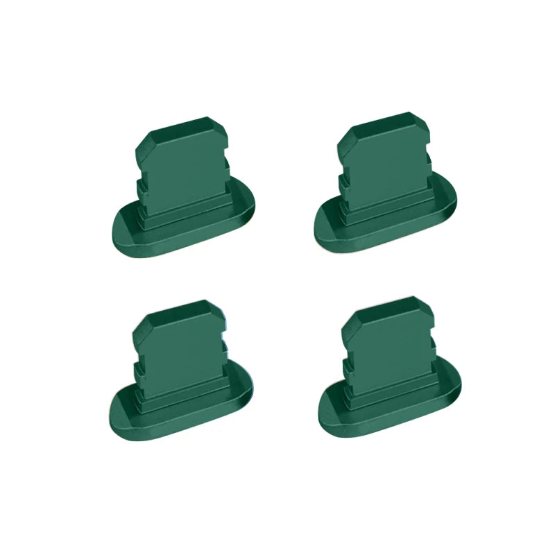 Premium Metall-Staubschutz für iPhone 15/14/13/12 Pro/Max/Plus/Mini | Ladeanschluss-Schutz, kompatibel mit iPhone & iPad