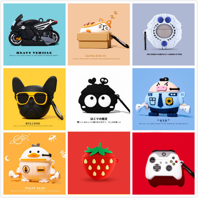 Hochwertige Apple AirTag Hülle: Lustiges Hundemotiv, Silikon Case | Schützende Anti-Verlust Cover für AirTags Locator