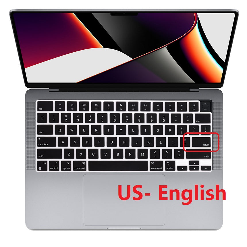 Premium Tastaturschutz-Skin für Macbook Air/Pro/M3/M2/M1: 16,14,13-inch | 2024/2023/2022/2020 Series Hochwertige Tastatur-Abdeckung