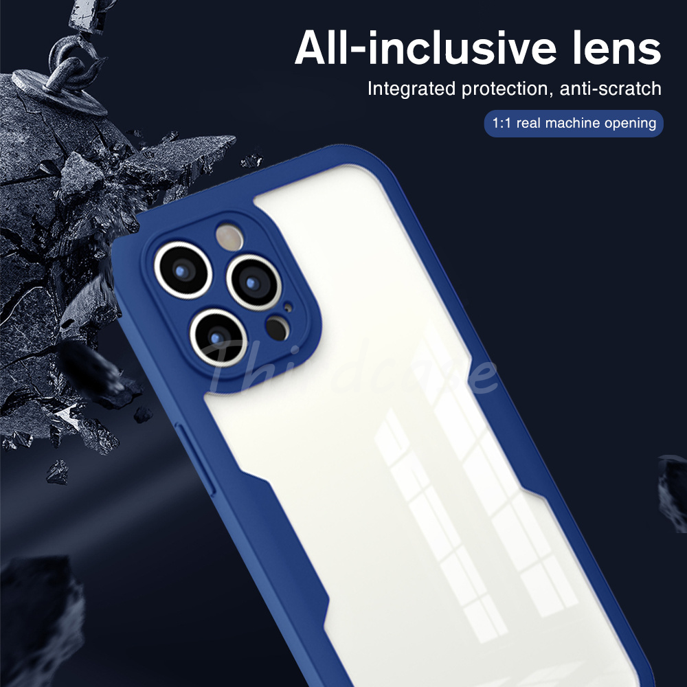 Hochwertige Transparente 360 Grad Silikon-Schutz iPhone Hülle mit MagSafe | Rundumschutz und Kameralinsenschutz für Apple iPhone 17/17 Air, 16/16e, 15, 14, 13 Pro Max Plus Cover | Panzertasche und Stoßstangenabdeckung | Hochwertige Handyhülle