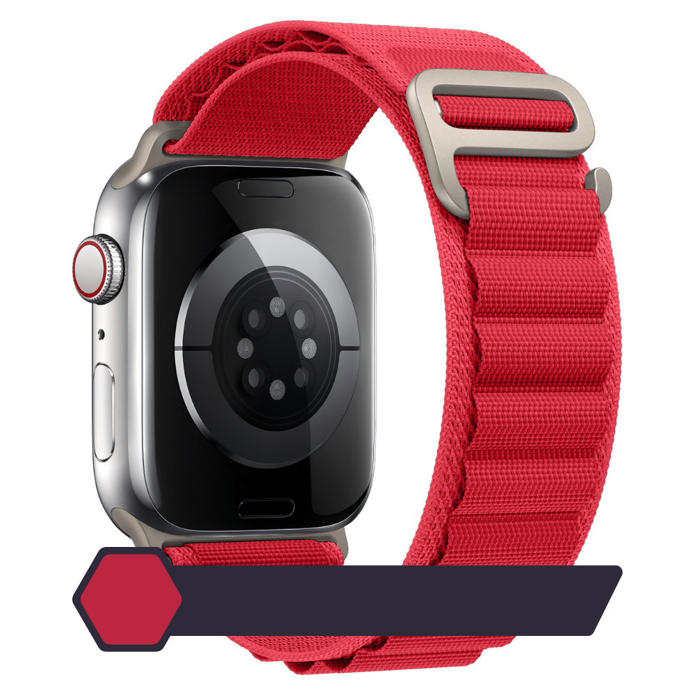 Armband für Apple Watch Serie 10/9/8/7/6/5/4/3/2/1 & Ultra 2/1, SE: 2024, 2023, 2022, 2021, 2020, 2019, | Alpin Loop Premium