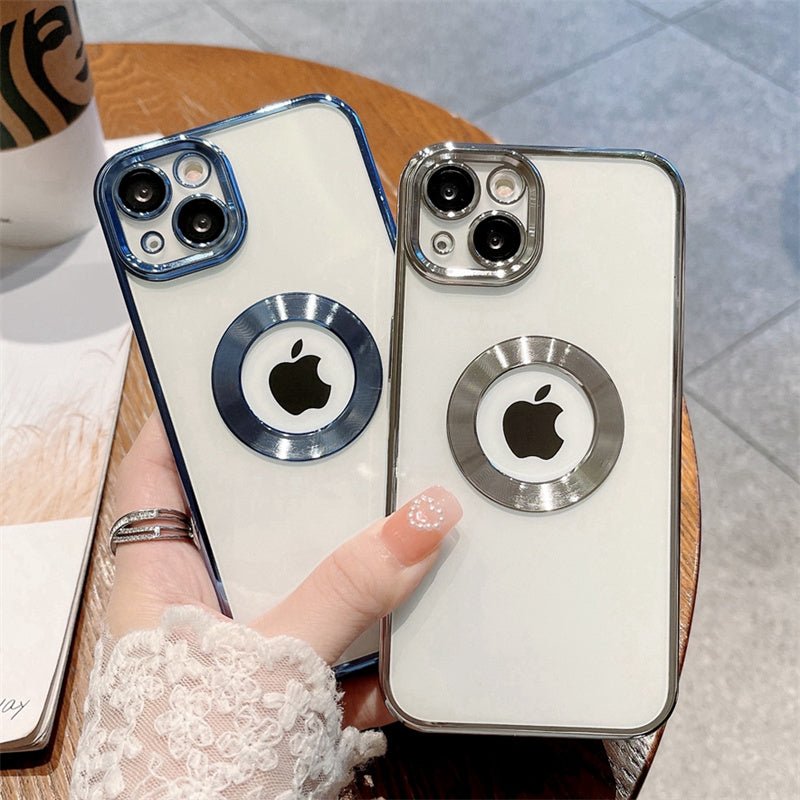 Luxus Überzogenes Stoßfestes iPhone Hülle MagSafe | Kristallklares Glas, Verbesserter Kamera-Schutz & Silikon Abdeckung